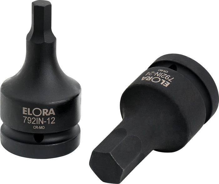 Elora Impact Socket 1in inside hexagon 792INA-1.1/8in AF