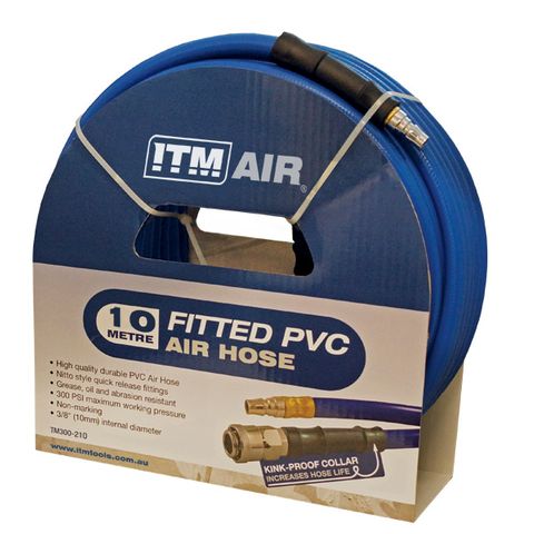 ITM 10mm x 20M PVC Air Hose with Couplers TM300-220