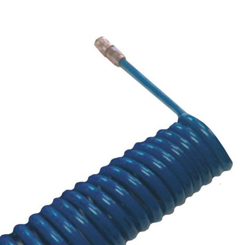 ITM Recoil PU Air Hose Blue Single Action Fittings 5.5x8mm 10M HUZ5508-10BS