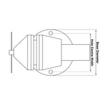 ITM Professional Mechanics Bench Vice Cast Iron 100mm