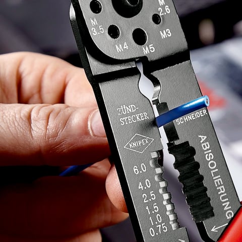 Knipex 97 21 215 SB Crimping Pliers 230mm