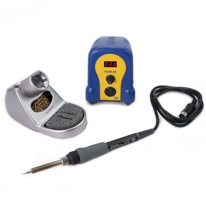 Hakko FX888DX Soldering Station Blue/Yellow 90 Watt (Genuine) WITH FREE PAIR OF TR25 CUTTERS