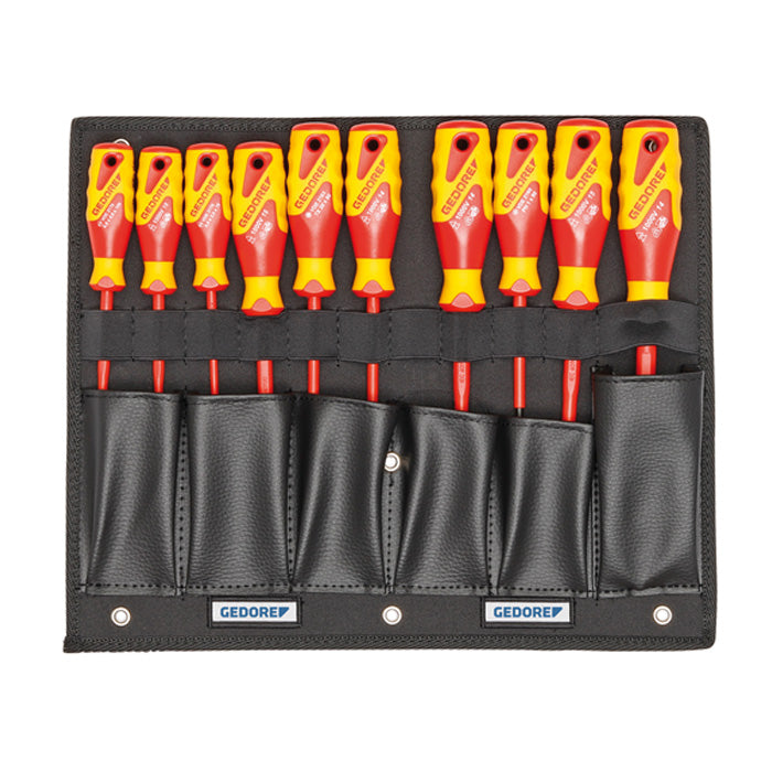 Gedore 1100-1094 VDE Tool Assortment HYBRID in L-BOXX, 53 Pce