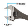 Channellock Wrench Adjustable 250mm (10in) Black