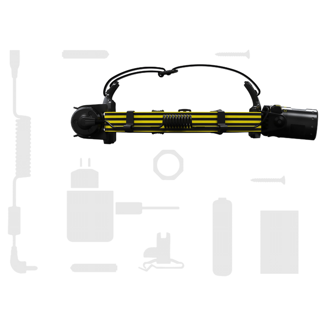 Ledlenser iLH8 Intrinsically Safe 280lm IP68 Advanced Focus Zone 2/22 Headlamp