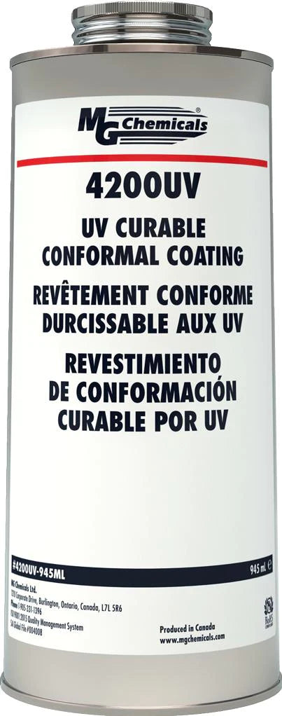 MG Chemicals UV Curable Conformal Coating 945mL Can