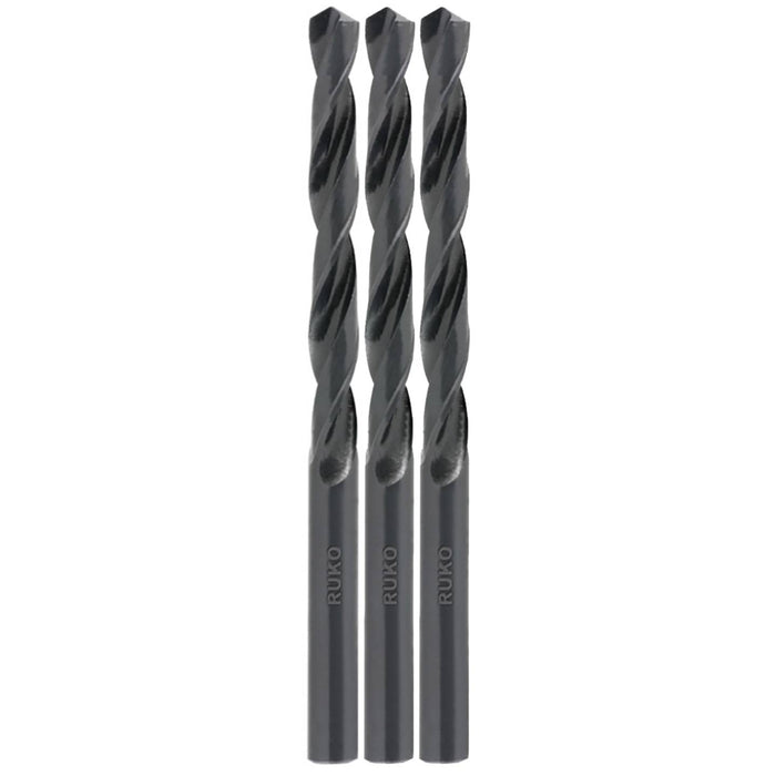 Ruko HSS Metal Twist Drill Bit 1mm DIN 338 3 Piece