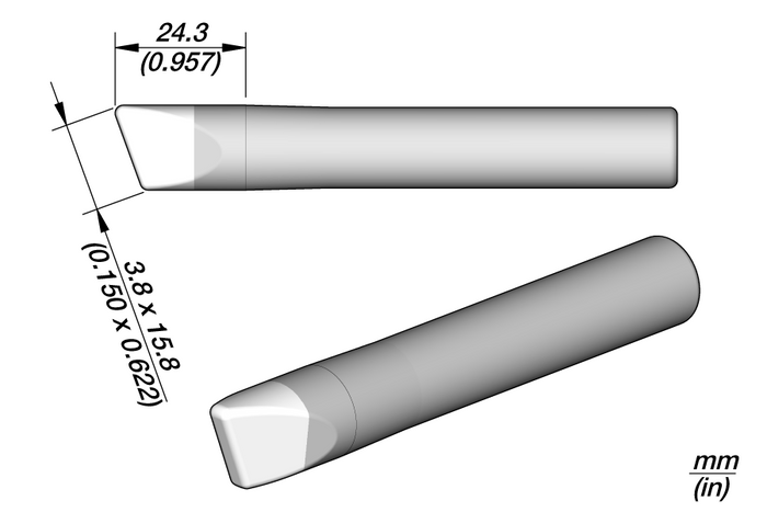 JBC 150D Long Life Tip for 150S Soldering Iron 180420