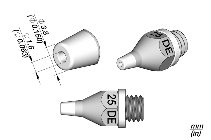 JBC 25DE Long Life Tip 320800