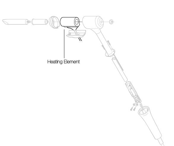 JBC 325S 230V Heating Element for 325S Soldering Iron 352830