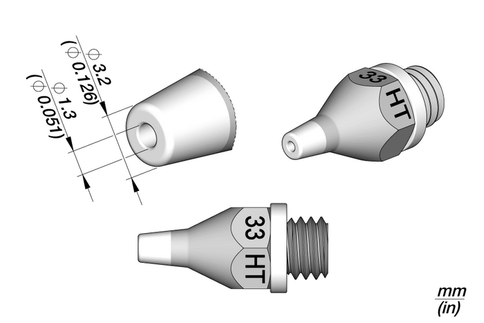 JBC 33 HT High Thermal Performance Tip