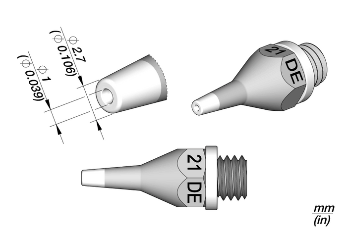 JBC 21 DE Long Life TIp