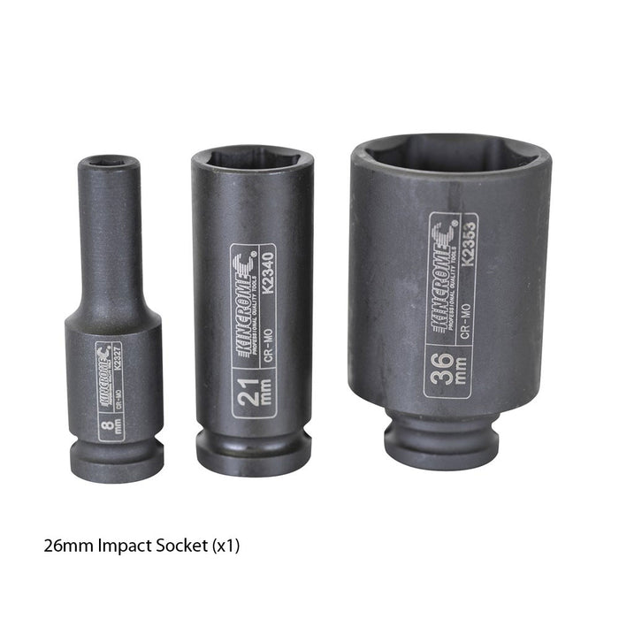 Kincrome Deep Impact Socket 26mm 1/2