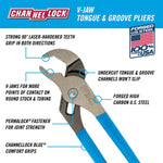 Channellock Plier Round Jaw Tongue & Groove 241mm (9.5in)