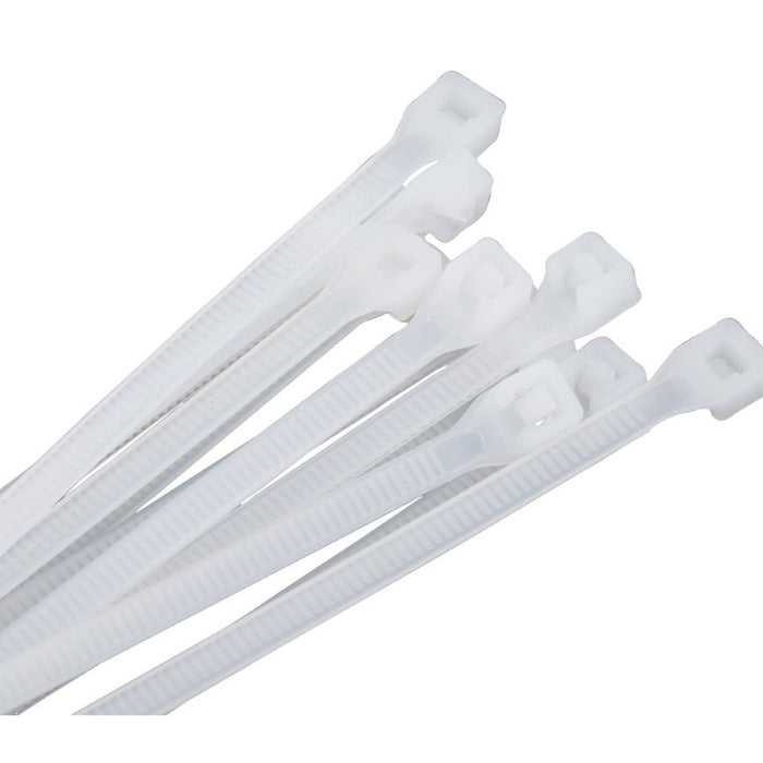 Kincrome Natural Cable Tie Pack 200 x 4.6mm, 100 Pce