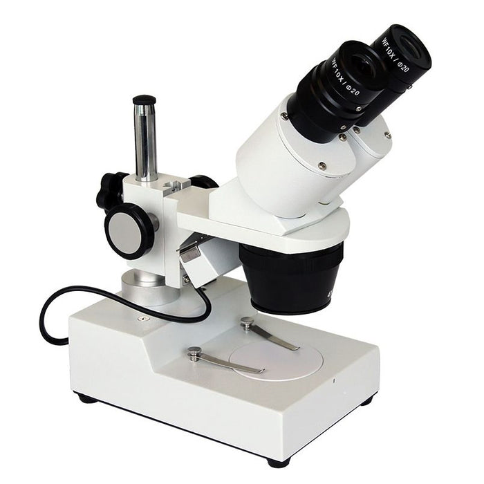 Deluxe Stereo Microscope With Light 10x-30x