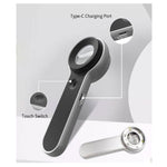 Handheld Rechargeable 10X White & UV LED Magnifier