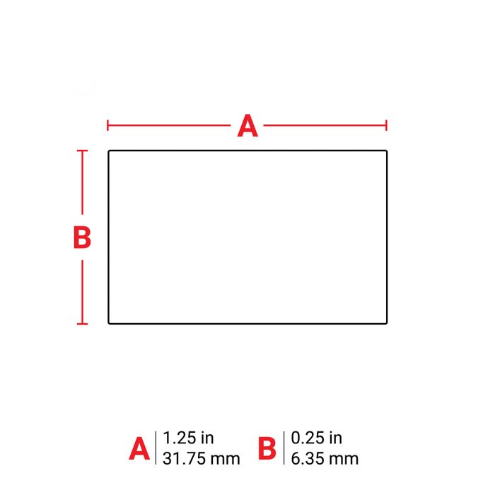 Brady Harsh Environment Multi-Purpose Polyester Labels for M7 Printers 6.35mm(H) x 31.75mm(W)