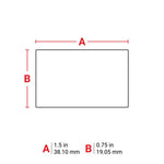 Brady Aggressive Adhesive Multi-Purpose Polyester Labels for M7 Printers 19.05mm(H) x 38.10mm(W) M730422