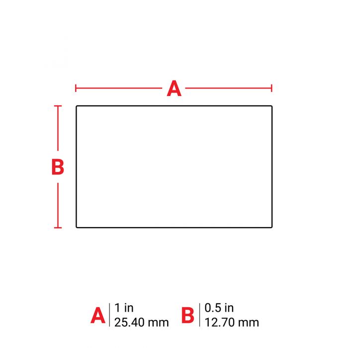Brady VOID Pattern Tamper Evident Polyester Labels for M6 & M7 Printers 12.70mm (H) x 25.40mm (W)