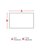 Brady Agressive Adhesive Multi-Purpose Polyester Labels for M7/BMP71 Printers 48.26mm (H) x 76.20mm (W), 100 Roll