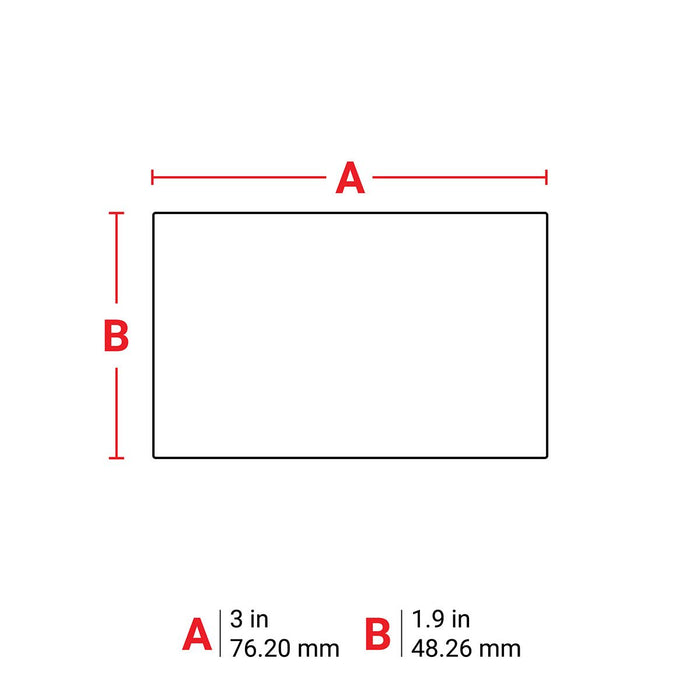 Brady Agressive Adhesive Multi-Purpose Polyester Labels for M7/BMP71 Printers 48.26mm (H) x 76.20mm (W), 100 Roll