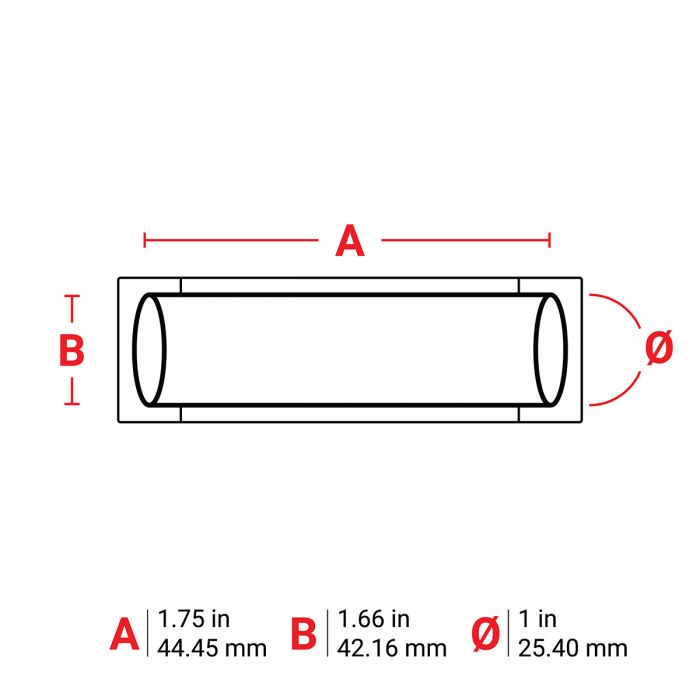 Brady PermaSleeve Heat Shrink Wire and Cable Labels for M7 Printers - 44.45mm (W) x 42.16mm (H) White