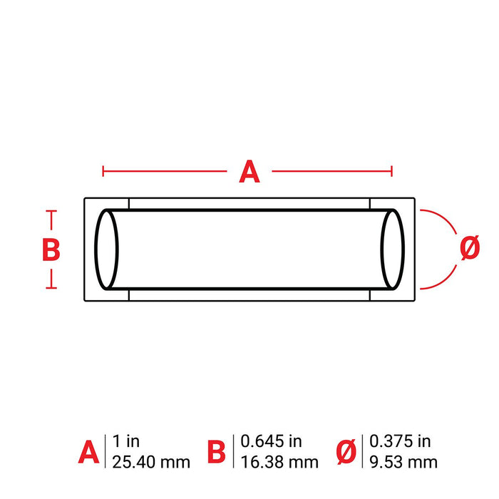 Brady PermaSleeve Heat Shrink Wire & Cable Labels for M710 & BMP7 25.4mm x 16.38mm 100/Roll White