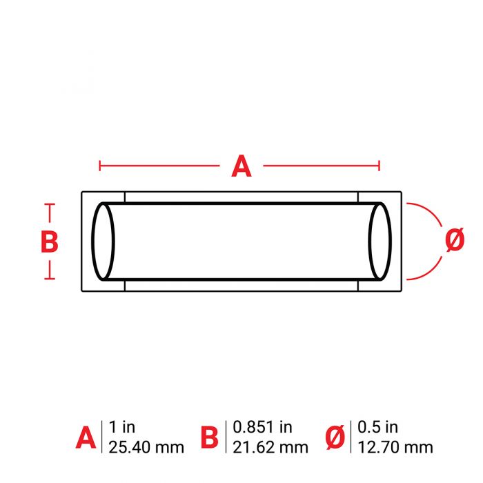 Brady PermaSleeve Heat Shrink Wire and Cable Labels for M7 Printers 25.40mm(W) x 21.62mm(H) Yellow