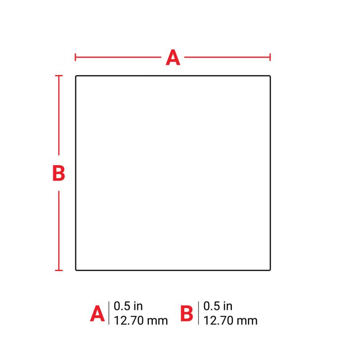 Brady Harsh Environment Multi-Purpose Polyester Labels 12.70mm(H) x 12.70mm(W) for M6 & M7 Printers