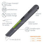 Auto Retractable Pen Cutter Slice-Pen (Ceramic Blade)