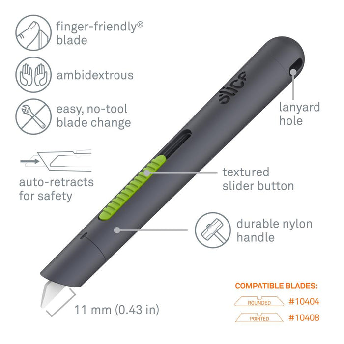 Auto Retractable Pen Cutter Slice-Pen (Ceramic Blade)