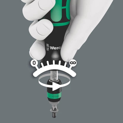 Wera Series 7400 Adjustable Torque Screwdriver 0.3-1.2 Nm 074700