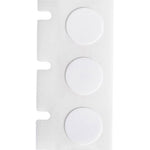 Brady Aggressive Adhesive Multi-Purpose Nylon Vial Top Laboratory Labels for M6 & M7 Printers - 9.53mm (D) White