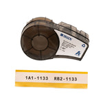 Brady B-427 Self-Laminating Labels 38.1mm x 4.27m Black on White, Clear