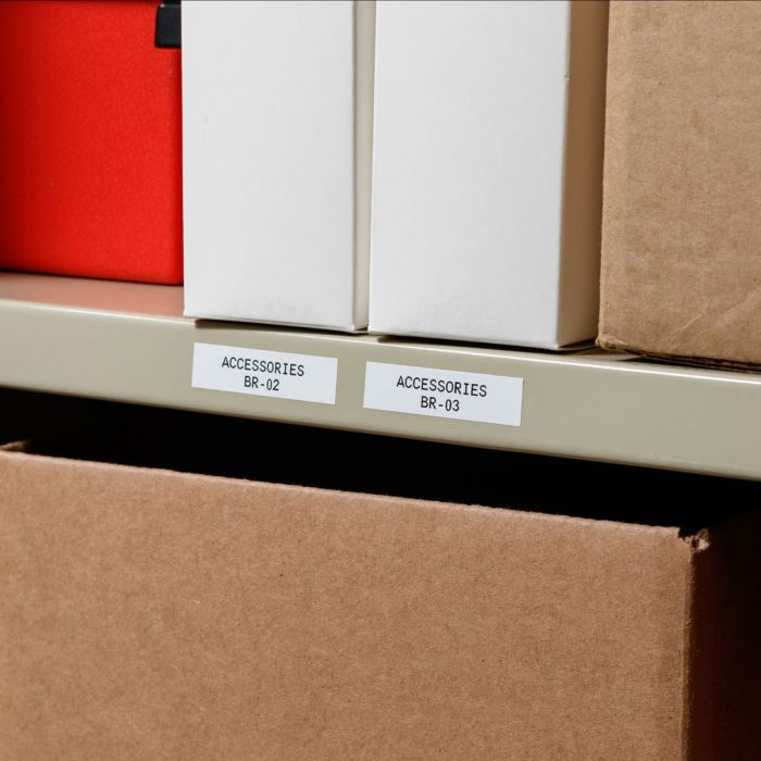Brady All Weather Permanent Adhesive Vinyl Label Tape of M7 Printers 12.70mm(W) x 15.24m(L) White M7C500595