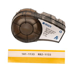 Brady B-427 Self-Laminating Labels 19.05mm x 4.27m Black on White, Clear
