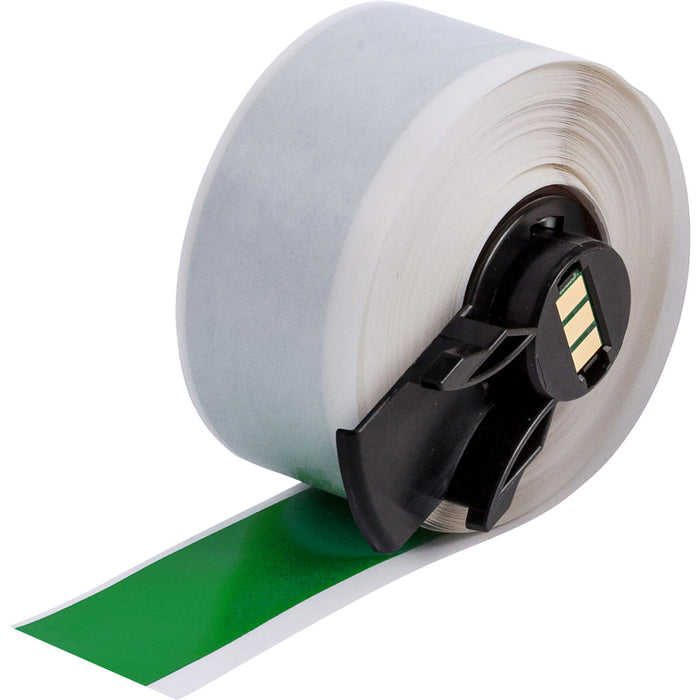 Brady All Weather Permanent Adhesive Vinyl Label Tape for M6 & M7 Printers 25.40mm(W) x 15.24m(L) Green