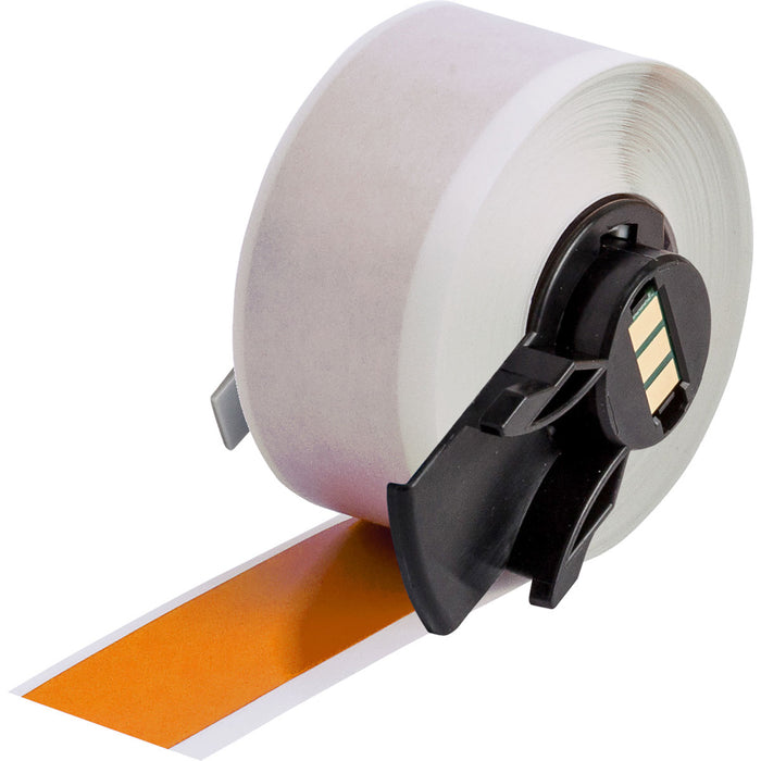 Brady All Weather Permanent Adhesive Vinyl Label Tape for M6 & M7 Printers  25.40mm(W) x 15.24m(L) Orange