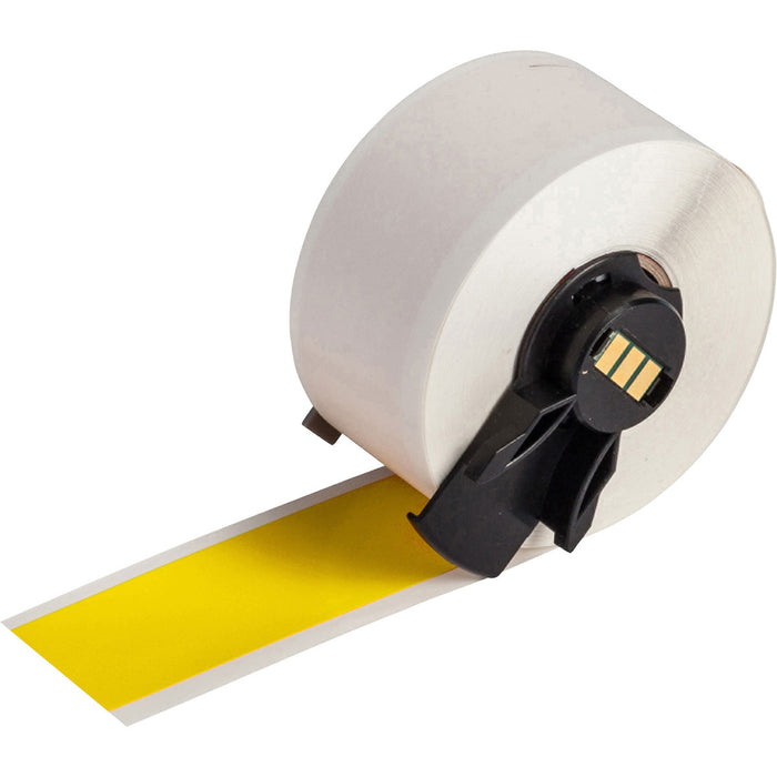 Brady All Weather Adhesive Vinyl Label Tape for M6 & M7 Printers 25.40mm(W) x 15.24m(L) Yellow