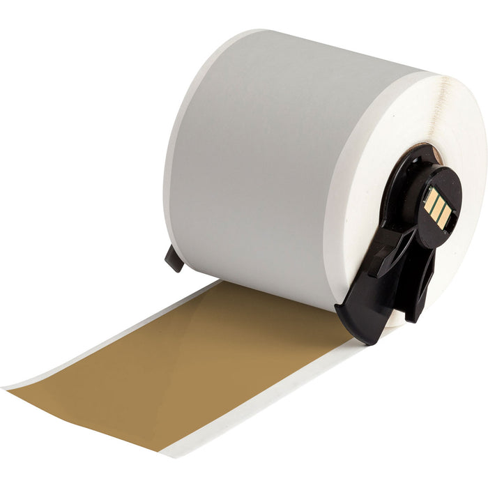 Brady All Weather Permanent Adhesive Vinyl Label Tape for M6 & M7 Printers 50.80mm(W) x 15.24m(L) Gold