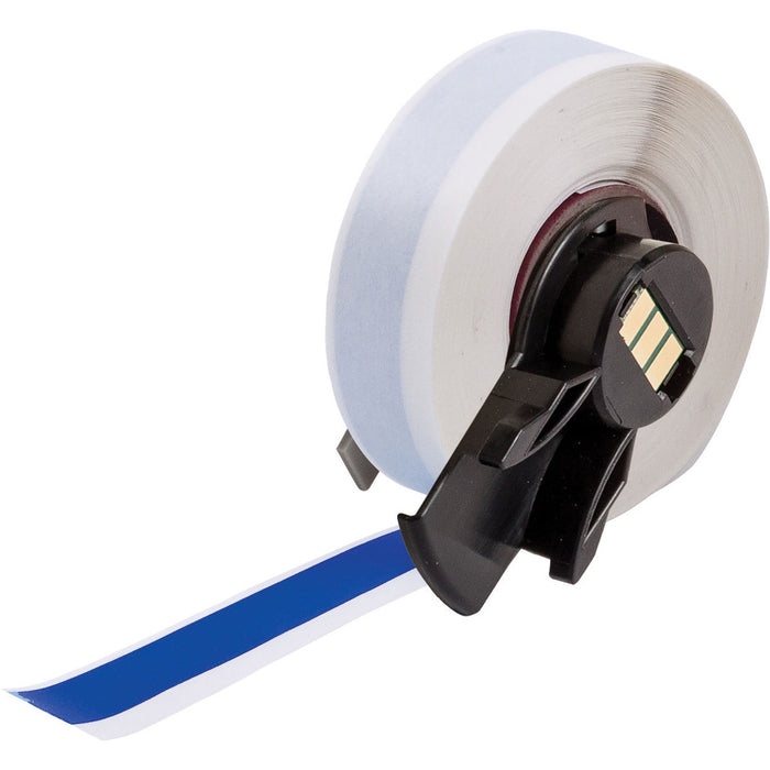 Brady All Weather Permanent Adhesive Vinyl Label for M6 & M7 Printers 12.70mm(W) x 15.24m(L) Blue