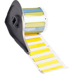 Brady PermaSleeve Low Smoke Zero Halogen Heat Shrink Wire and Cable Labels for M7 Printers 44.45mm(W) x 11.15mm(H) Yellow