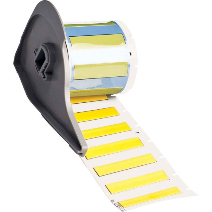 Brady PermaSleeve Low Smoke Zero Halogen Heat Shrink Wire and Cable Labels for M7 Printers 44.45mm(W) x 11.15mm(H) Yellow