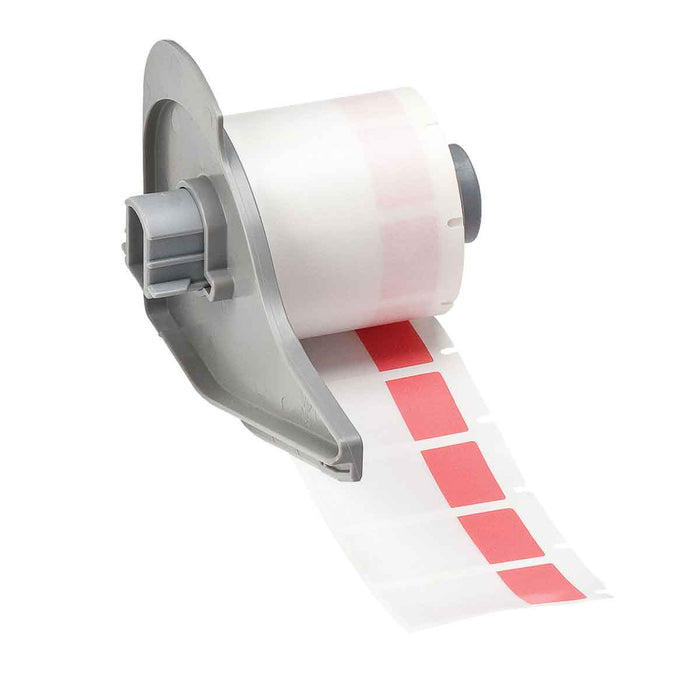 Brady Self-Laminating Vinyl Wrap Around Wire and Cable Labels for M7 Printers - 38.10mm (H) x 19.05mm (W) Red