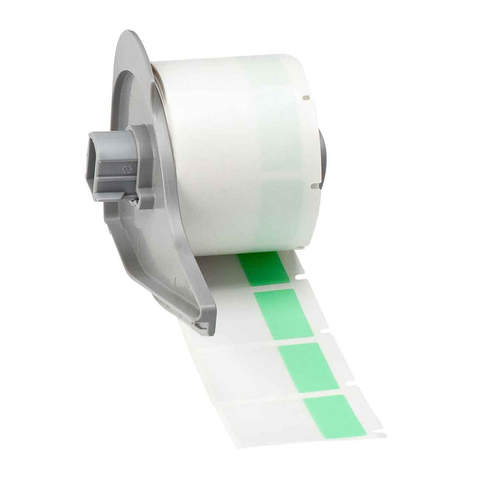 Brady Self-Laminating Vinyl Wrap Around Wire and Cable Labels for M7 Printers - 38.10mm (H) x 25.40mm (W) Green