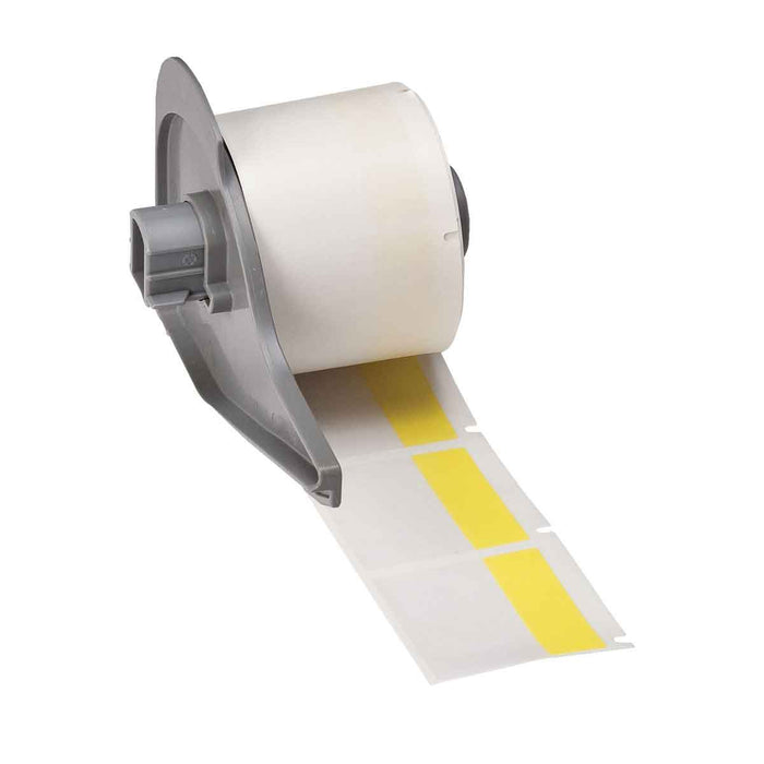 Brady Self-Laminating Vinyl Wrap Around Wire and Cable Labels for M7 Printers - 38.10mm (H) x 38.10mm (W) Yellow