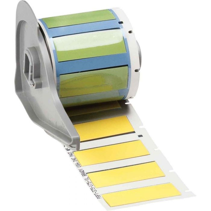 Brady PermaSleeve Heat Shrink Wire and Cable Labels for M7 Printers 44.45mm(W) x 16.38mm(H) Yellow