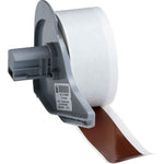 Brady All Weather Permanent Adhesive Vinyl Label Tape for M& Printers 25.40mm(W) x 15.24m(L) Brown M7C1000595