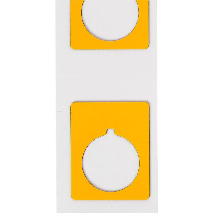 Brady Raised Panel Labels for M7 Printers 38.10mm(H) x 30.48mm(W) Black